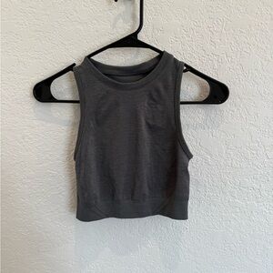 Alphalete Slate Gray Crop Top